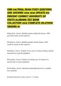 CMN 548 FINAL EXAM STUDY QUESTIONS&NewLine;AND ANSWERS 2025 2026 UPDATE 100&NewLine;PERCENT CORRECT UNIVERSITY OF&NewLine;SOUTH ALABAMA TEST BANK&NewLine;COLLECTION 2026 COMPLETE SOLUTIONS&NewLine;GRADED A&plus;