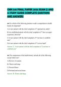 CMN 548 FINAL PAPER 2026 EXAM Q AND&NewLine;A STUDY GUIDE COMPLETE QUESTIONS&NewLine;AND ANSWERS