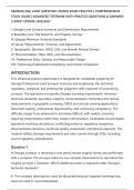 GEORGIA &lpar;GA&rpar; LAND SURVEYOR LICENSE EXAM PRACTICE &vert; COMPREHENSIVE&NewLine;STUDY GUIDE &vert; ADVANCED TESTBANK WITH PRACTICE QUESTIONS & ANSWERS&NewLine;&vert; LATEST UPDATE 2026&sol;2027