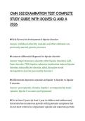 CMN 552 EXAMINATION TEST COMPLETE&NewLine;STUDY GUIDE WITH SOLVED Q AND A&NewLine;2026&NewLine;