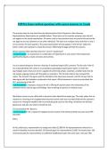 EDPNA Exam Verified Questions with Correct Answers &ndash; Comprehensive Exam Review for A&plus; Grade Success
