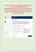 NR 546 FINAL EXAM &lpar;CHAMBERLAIN&rpar; NEWEST 2026 &NewLine;ACTUAL EXAM&vert; NR546 ADVANCED &NewLine;PSYCHOPHARMACOLOGY FOR THE PMHNP WEEK 8 &NewLine;FINAL EXAM WITH 100 REAL EXAM QUESTIONS AND &NewLine;CORRECT VERIFIED ANSWERS&sol; ALREADY GRADED &NewLine;A&plus; &lpar;MOST RECENT&excl;&excl;&rpar; 