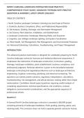 NORTH CAROLINA LANDSCAPE CONTRACTOR EXAM PRACTICE &vert;&NewLine;COMPREHENSIVE STUDY GUIDE &vert; ADVANCED TESTBANK WITH PRACTICE&NewLine;QUESTIONS & ANSWERS &vert; LATEST UPDATE 2026&sol;2027