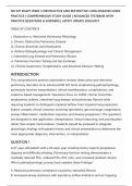 NR 507 EDAPT WEEK 3 OBSTRUCTIVE AND RESTRICTIVE LUNG DISEASES EXAM&NewLine;PRACTICE &vert; COMPREHENSIVE STUDY GUIDE &vert; ADVANCED TESTBANK WITH&NewLine;PRACTICE QUESTIONS & ANSWERS &vert; LATEST UPDATE 2026&sol;2027