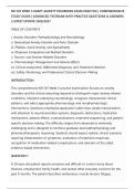 NR 507 WEEK 5 EDAPT ANXIETY DISORDERS EXAM PRACTICE &vert; COMPREHENSIVE&NewLine;STUDY GUIDE &vert; ADVANCED TESTBANK WITH PRACTICE QUESTIONS & ANSWERS&NewLine;&vert; LATEST UPDATE 2026&sol;2027