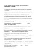 USI QUIZ ANSWERS 2026&sol;2027 &vert; PRACTICE QUESTIONS&comma; ANSWERS & COMPREHENSIVE STUDY GUIDE&NewLine;&NewLine;
