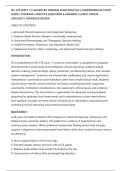 NU 578 UNITS 1&ndash;5 ADVANCED NURSING EXAM PRACTICE &vert; COMPREHENSIVE STUDY&NewLine;GUIDE &vert; TESTBANK &vert; PRACTICE QUESTIONS & ANSWERS &vert; LATEST UPDATE&NewLine;2026&sol;2027 &vert; ADVANCED REVIEW