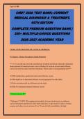 CMDT 2026 Test Bank &vert; Current Medical Diagnosis & Treatment 65th Edition &vert; Complete Premium Question Bank &vert; 350&plus; MCQs &vert; 2026-2027 Academic Year