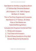 Test Bank for AmGov Long Story Short 2nd Edition By Christine Barbour