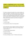 CMSRN COMPREHENSIVE TEST SCRIPT&NewLine;2026 QUESTIONS WITH SOLUTIONS 100&percnt;&NewLine;CORRECT&period;&NewLine;