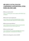 MED SURGE GI ACTUAL EXAM 2026 COMPREHENSIVE GASTROINTESTINAL SYSTEM REVIEW AND STUDY GUIDE&period;pdf&NewLine;&NewLine;