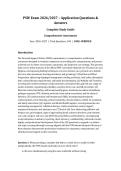 PSW Exam &lpar;2026&sol;2027&rpar; &ndash; Personal Support Worker &vert; 100 Application Questions with Answers