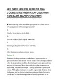 MED SURGE HESI REAL EXAM 200 2026 COMPLETE HESI PREPARATION GUIDE WITH CASE&period;pdf&NewLine;&NewLine;