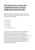 MED SURGE HESI REAL EXAM 200 2026 COMPREHENSIVE MEDICAL SURGICAL NURSING REVIEW AND STUDY GUIDE&period;pdf&NewLine;&NewLine;