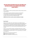 CNA ACTUAL PRACTICE EXAM NEWEST 2026 ACTUAL EXAM COMPLETE 100&plus; QUESTIONS AND CORRECT DETAILED ANSWERS&NewLine;&lpar;VERIFIED ANSWERS&rpar; &period; 2026&sol;2027 FREQUENTLY TESTED Q&A FROM PAST PAPERS &ndash; MOST EXPECTED QUESTIONS FOR THE EXAM &ndash; MUST KNOW BEFORE THE EXAM&period;&NewLine;