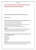 EXAM 1 NR 545 UPDATED ACTUAL EXAM LATEST 2026 &ndash; 2027  &NewLine;VERSION SOLVED QUESTIONS & ANSWERS