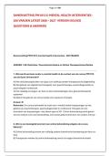 SAMENVATTING PM1012 E-MENTAL HEALTH INTERVENTIES - &NewLine;250 VRAGEN LATEST 2026 &ndash; 2027  VERSION SOLVED &NewLine;QUESTIONS & ANSWERS