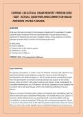 COMSAE 110 ACTUAL EXAM NEWEST VERSION ACTUAL QUESTION AND CORRECT DETAILED ANSWERS&period;2026&sol;2027 FREQUENTLY TESTED Q&A FROM PAST PAPERS &ndash; MOST EXPECTED QUESTIONS FOR THE EXAM &ndash; MUST KNOW BEFORE THE EXAM&period;&NewLine;