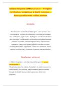 Indiana Navigator EXAM 2026-2027 &mdash; Navigator Certification&comma; Marketplace & Health Insurance &mdash; Exam questions with verified answers