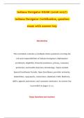 Indiana Navigator EXAM &lpar;2026-2027&rpar; Indiana Navigator Certification&comma; question exam with answer key
