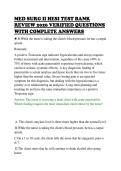 MED&lowbar;SURG&lowbar;II&lowbar;HESI&lowbar;TEST&lowbar;BANK&lowbar;REVIEW&lowbar;2026&lowbar;VERIFIED&lowbar;QUESTIONS&lowbar;WITH&lowbar;COMPLETE
