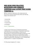 MED&lowbar;SURG&lowbar;HESI&lowbar;PRACTICE&lowbar;QUESTIONS&lowbar;AND&lowbar;CORRECT&lowbar;ANSWERS&lowbar;2026&lowbar;LATEST