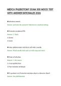MEDCA PHLEBOTOMY EXAM 300 MOCK TEST WITH ANSWER RATIONALES 2026&period;pdf&NewLine;&NewLine;