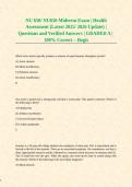 NU 650 NU650 Midterm Exam Health Assessment &lpar;Latest 2025- 2026 Update&rpar;&period;