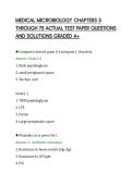 MEDICAL MICROBIOLOGY CHAPTERS 5 THROUGH 75 ACTUAL TEST PAPER QUESTIONS AND SOLUTIONS GRADED A&period;pdf&NewLine;&NewLine;
