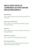 MEDICAL REVIEW OFFICER 400 COMPREHENSIVE TEST PAPER QUESTIONS AND SOLUTIONS GRADED A&period;pdf&NewLine;&NewLine;