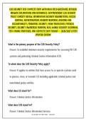CJIS SECURITY TEST COMPLETE EXAM WITH HIGH-YIELD QUESTIONS&comma; DETAILED ANSWER EXPLANATIONS AND RATIONALES&comma; COMPREHENSIVE CJIS SECURITY POLICY CONCEPT REVIEW&comma; INFORMATION SECURITY REQUIREMENTS&comma; ACCESS CONTROL&comma; AUTHENTICATION&comma; INCIDENT RESPONSE&comma; AUDITING AND 