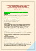 NURSING JURISPRUDENCE AND ETHICS FOR TEXAS NURSES &NewLine; STUDY GUIDE WITH QUESTIONS AND ANSWERS  &NewLine;&vert;200 VERIFIED QUESTIONS WITH DETAILED RATIONALES &NewLine; 2026&sol;2027 EDITION