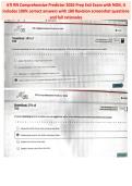 ATI RN Comprehensive Predictor 2026 Prep Exit Exam with NGN&comma; It &NewLine;includes 100&percnt; correct answers with 180 Revision screenshot questions &NewLine;and full rationales