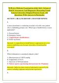NUR 634 Midterm Examination 2026&sol;2027 Advanced &NewLine;Health Assessment And Diagnostic Reasoning Grand &NewLine;Canyon University Original Practice Exam 100 &NewLine;Questions With Answers & Rationales 