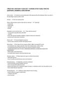 STRESS NSG 1400 EXAM 4 2026&sol;2027 &vert; NURSING STUDY GUIDE&comma; PRACTICE QUESTIONS&comma; ANSWERS & EXAM REVIEW