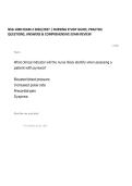 NSG 1400 EXAM 2 2026&sol;2027 &vert; NURSING STUDY GUIDE&comma; PRACTICE QUESTIONS&comma; ANSWERS & COMPREHENSIVE EXAM REVIEW&NewLine;&NewLine;