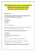 RNC-MNN Practice Exam &vert; Latest 2026&sol;27 &NewLine;&lpar;PDF&rpar; Questions And Answers Plus &NewLine;Rationales Instant Pdf Download