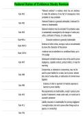 Federal Rules of Evidence Study Review 2026&vert;2027