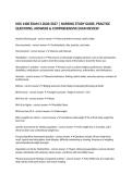 &NewLine;NSG 1400 EXAM 3 2026&sol;2027 &vert; NURSING STUDY GUIDE&comma; PRACTICE QUESTIONS&comma; ANSWERS & COMPREHENSIVE EXAM REVIEW&NewLine;