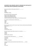 AGE-SPECIFIC CARE&colon; NEONATES&comma; INFANTS & TODDLERS NSG 1400 2026&sol;2027 &vert; STUDY GUIDE&comma; PRACTICE QUESTIONS & EXAM REVIEW