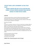 ETH&sol;321T WEEK 1 APPLY ASSIGNMENT ACTUAL STUDY GUIDE&NewLine;NEWEST VERSION ACTUAL QUESTION AND CORRECT DETAILED VERIFIED ANSWERS FROM VERIFIED SOURCES BY EXPERT RATED A GRADE&period; 2026&sol;2027 FREQUENTLY TESTED Q&A FROM PAST PAPERS &ndash; MOST EXPECTED QUESTIONS FOR THE EXA