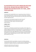 Exit HESI PN&sol;HESI EXIT PN LATEST VERSION  EXAM&NewLine;WITH ACTUAL 200 QUESTION AND CORRECT DETAILED&NewLine;ANSWERS WITH RATIONALES&period;RATED FIVE STARS&period;&comma;&comma;&comma; &lpar;MOST&NewLine;TESTED QUESTIONS&rpar;&period; 2026&sol;2027 FREQUENTLY TESTED Q&A FROM PAST PAPERS &ndash; MOST EXPECTED QUESTIONS FOR THE EXAM &ndash;