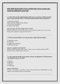 WGU D446 Adult Health II exam verified with correct answers plus &NewLine;rationales 2026&sol;2027 instant pdf