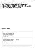 ABCTE PTK EXAM 2026 TEST&excl;&excl; Graded A&plus; &vert; 2026&vert;2027 EXAM UPDATE EXAM Questions with 100&percnt; Correct Answers &vert; Verified&NewLine;