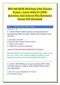 BSN 266 HESI Med-Surg 3-Set Practice &NewLine;Exams &vert; Latest 2026&sol;27 &lpar;PDF&rpar; &NewLine;Questions And Answers Plus Rationales &NewLine;Instant Pdf Download 