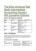 2026&sol;2027 The Elite Universal Test Bank&colon; Intermediate Accounting Volume 1 &lpar;9th Canadian Edition&rpar; &vert; ASPE & IFRS Mastery &vert; S-Tier Q&A