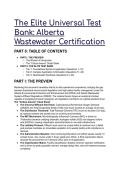 2026&sol;2027 Elite Alberta Wastewater Certification Test Bank &lpar;WSER & EPEA&rpar; &vert; Level I-IV Preparation &vert; Premium Q&A