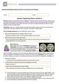 GENETIC ENGINEERING GIZMO&colon; ACTIVITY A &vert; ACCURATE AND VERIFIED