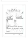 Class notes Science 