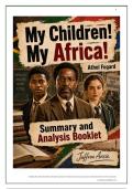 My Children&excl; My Africa&excl; &bull; Athol Fugard &bull; Complete English FAL Literature Package &bull; Summary&comma; Analysis&comma; Contextual Questions & Model Answers &bull; Paper 2 &bull; &commat;Juffrou Ansie
